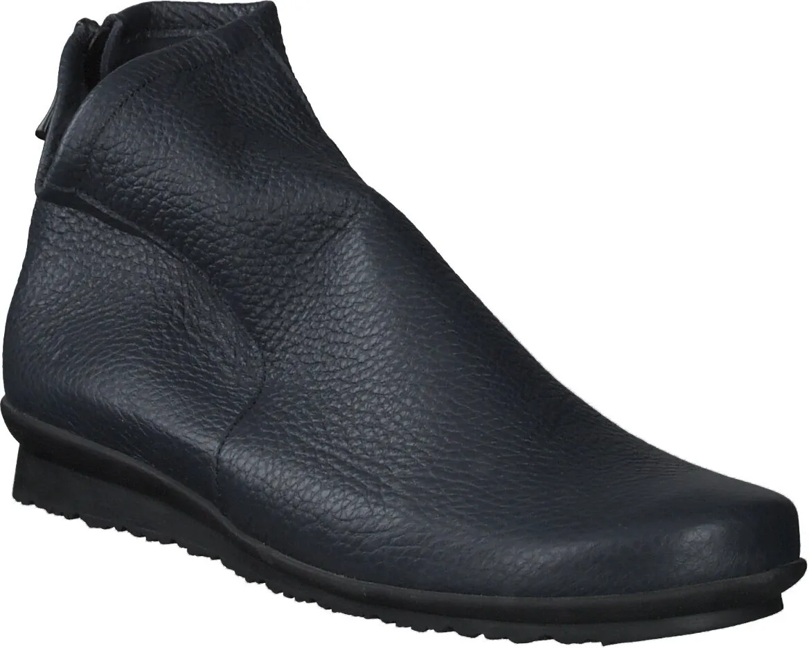 Damen-Stiefeletten aus Leder 105101914046 (Dunkelblau)