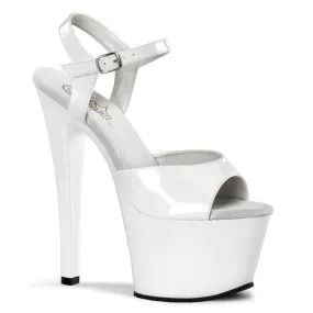 High Heels Sandalette weiss SKY-309