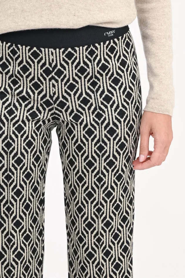 Hose FAITH in Schwarz/Creme