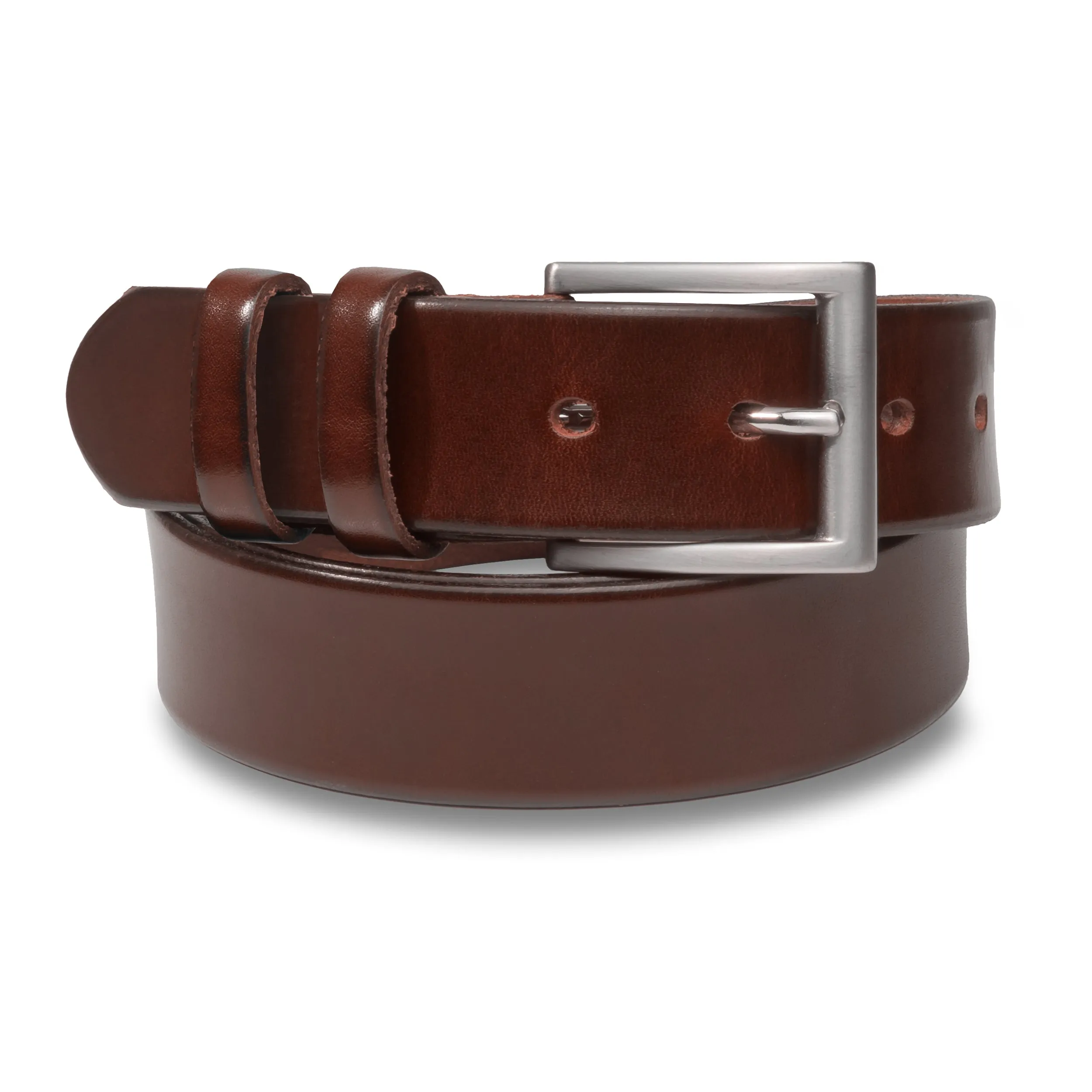 Ledergürtel rotbraun 3,5 cm breit