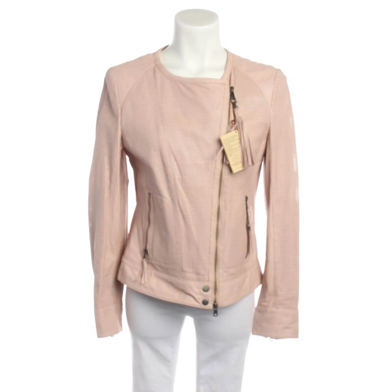 Lederjacke 38 Rosa