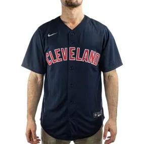 Nike Cleveland Indians MLB Official Replica Alternate Jersey Trikot T770IDIZIDSXVZ - dunkelblau