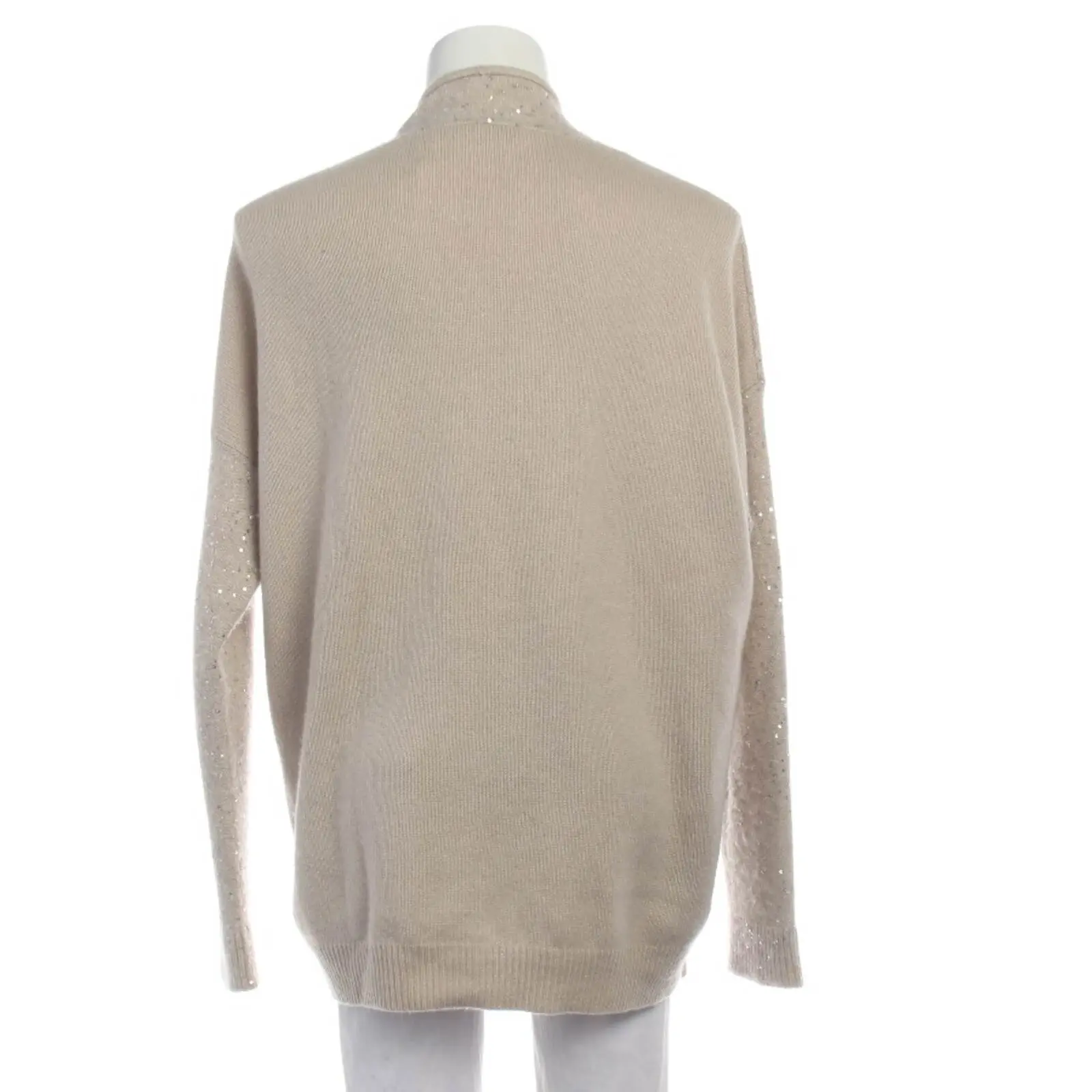 Strickjacke M Beige