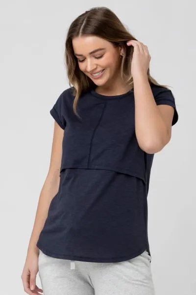 Umstands- und Still-T-Shirt navy
